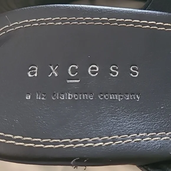 AXCESS Liz Clairborne Wedge Sandals Nwot - Picture 6 of 7